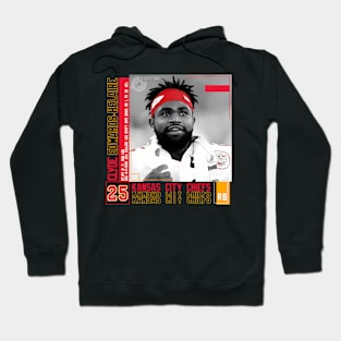 Clyde Edwards-Helaire Paper Poster Hoodie